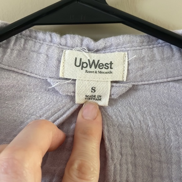UpWest Costal Cotton Button Up - Picture 4 of 7